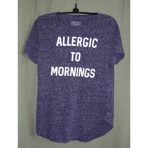 Modern Lux Tops - Modern Lux Allergic to Mornings Tee